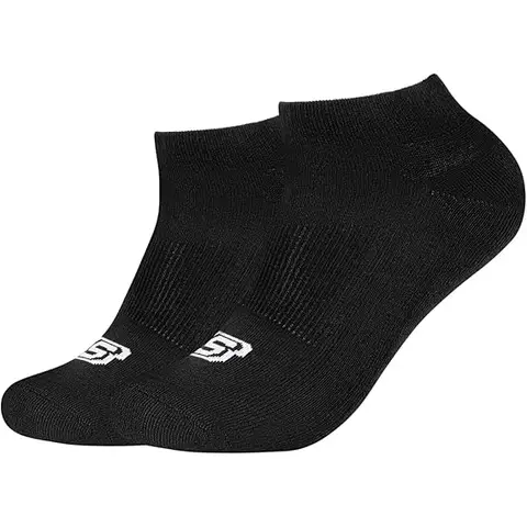 Skechers Socken 2PPK basic gepolsterte Sneakersocken schwarz 39-42