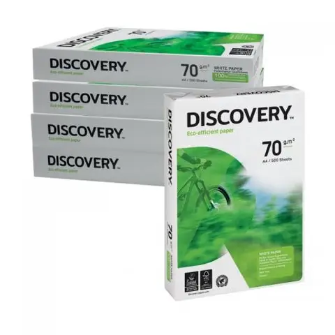 Discovery A4 Paper White 70gsm Box of 5 reams