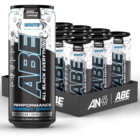 Applied Nutrition ABE White Pre Workout Energy Drink Natural - 12 x 330ml