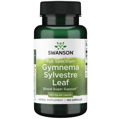 Swanson Gymnema Sylvestre Blood Sugar Support 400mg Capsules - 100 Capsules