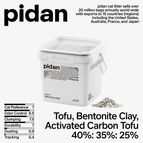 pidan 3-in-1 Cat Litter (5.2 kg)