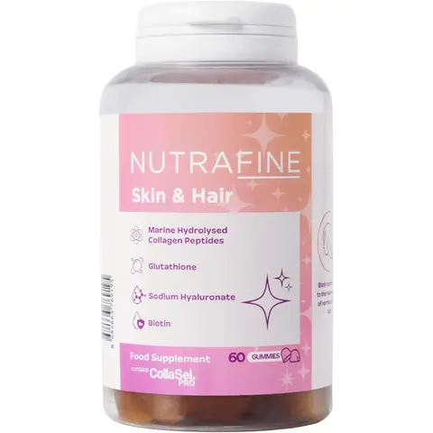 Nutrafine Skin & Hair Daily Wellness Support Gummies - 60 Gummies
