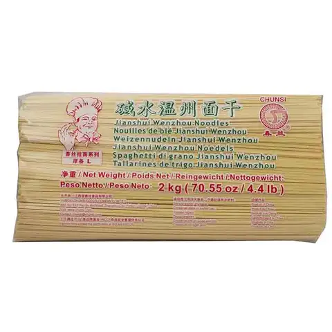 Chunsi Alkalische Wenzhou-Nudeln (Trockennudeln) 2 kg