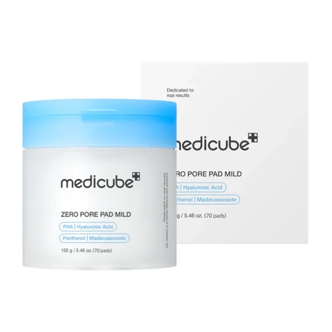 Medicube ZERO PORE PAD MILD 70 Tücher (mit Clips)
