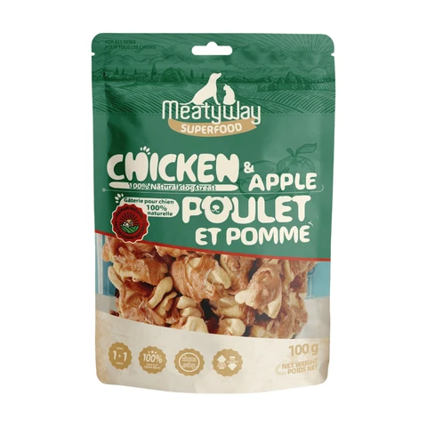 MeatyWay Poulet et pomme 100 g