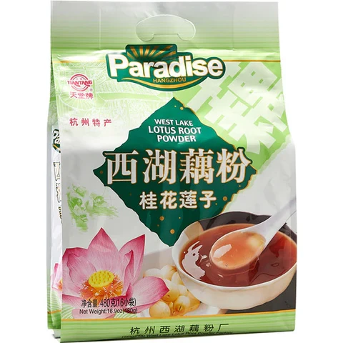TianTang West Lake Lotuswurzelpulver, Lotussamen mit Osmanthusblüte, 480 g