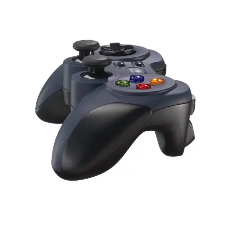 Logitech F310 Gamepad mit Kabel, Controller mit Konsole-Layout, 4-Knopf-D-Pad, XInput/DirectInput, ergonomische Griffe, 1,8 m Kabel, PC - Schwarz
