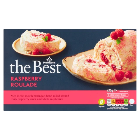 Morrisons The Best Raspberry Roulade 420g