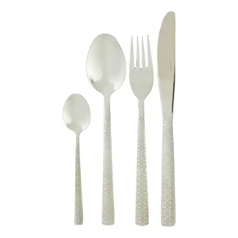 Avie Casablanca 16Pc Stainless Steel Cutlery Set