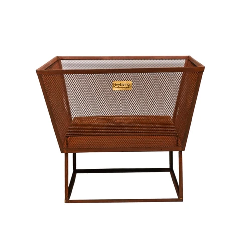 Outdoor Norfolk Fire Pit Rust Iron H44.5Cm W52Cm