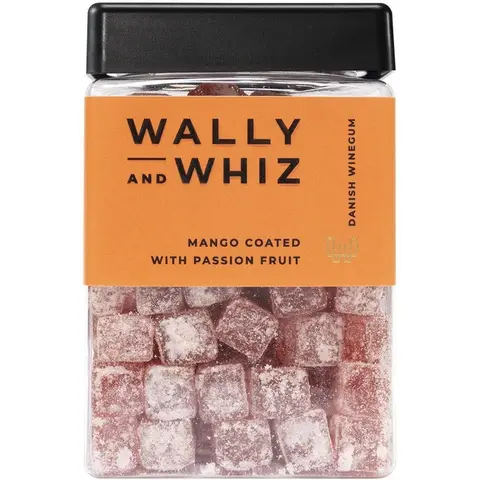 Wally and Whiz Mango Coated with Passionfruit Christmas Soft Winegums 240g