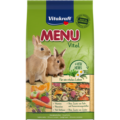 Vitakraft Menü für Zwergkaninchen 1 kg