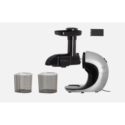 Adler AD 4130 Entsafter 650 Milliliter 1 Einheit Schwarz Weiß Langsamlaufend Horizontal