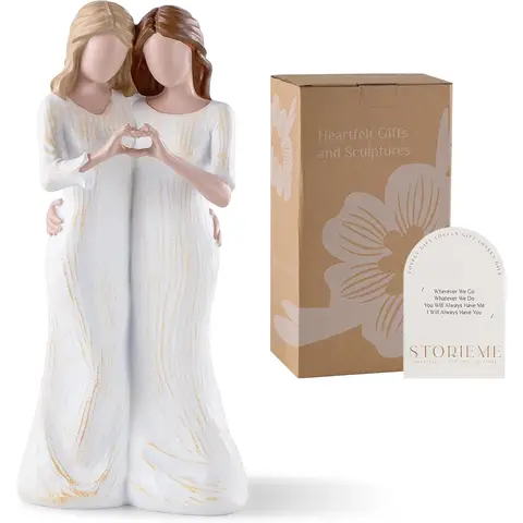 White Label Hand-painted Resin Figurine Set of 1