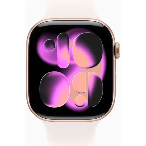 APPLE Watch Series 11 GPS 42mm Rose Gold Aluminium Case with Light Blush Sport Band - S/M