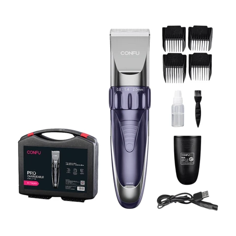 CONFU T90 Haarschneider, elektrischer Haartrimmer, Werkzeugset zur Selbstanwendung für Erwachsene und Kinder, für Zuhause, Friseursalon und Salon