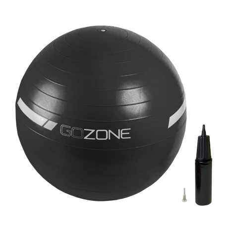 Capelli Sport 75cm STABILITY BALL Exercise Ball Yoga Ball for Fitness， Balance， 3.5lb Weighted ball for added Stability， or Pregnancy， Gym Ball for Core Workout， Physical Therapy， Yoga Ball Chair for Office， Anti-Slip Anti-Burst