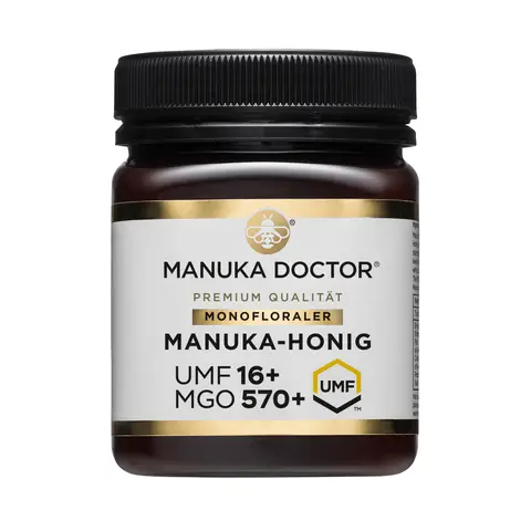 MANUKA DOCTOR - 570 MGO Manuka Honig, 250g | UMF 16+ | 100% Reiner Neuseeländischer Honig.