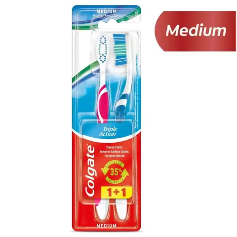 Colgate Tandenborstels Triple Action 2 stuks