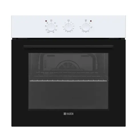 Haden HSB65LMW Built In Electric Single Oven, White, A Rated