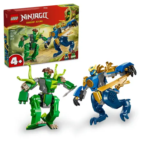 LEGO Ninjago 71853 Pack de Combat Méca Dragon de Jay 435 Pièces