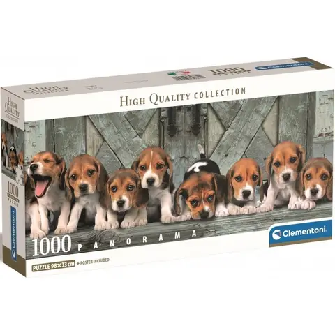 Clementoni puzzel Beagles - 1000 stuks, meerkleurig