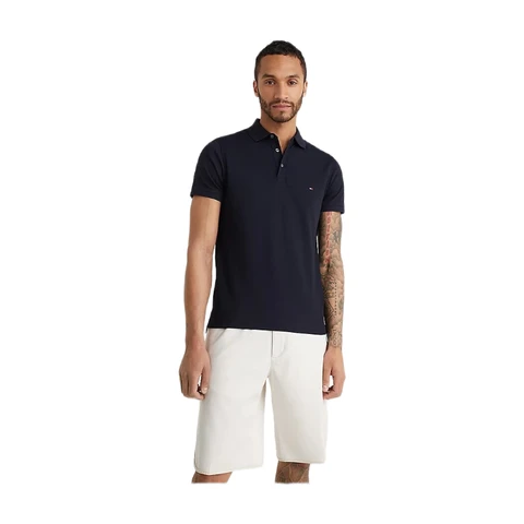 1985 SLIM POLO Men L Desert Sky