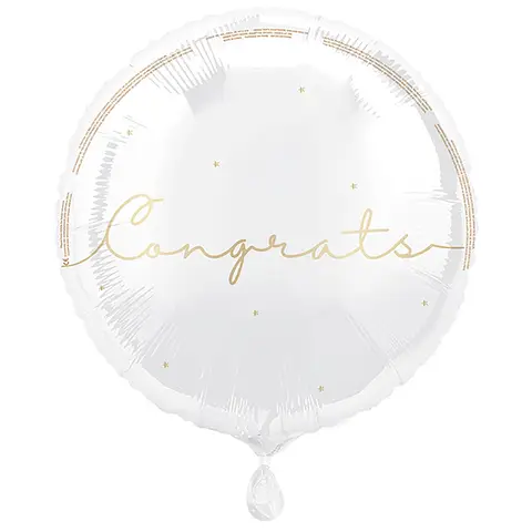Unique Party Congrats Foil Balloon, 45cm