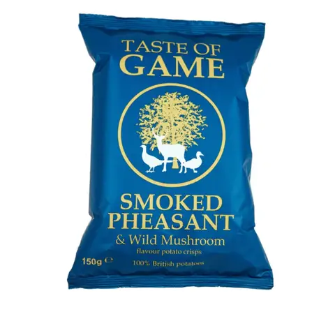 Taste of Game Smoked Pheasant & Wild Mushroom Crisps 150g