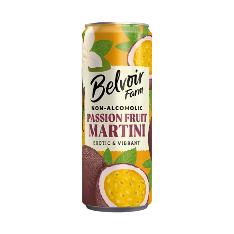 Belvoir - Non Alcoholic Passion Fruit Martini Can 250ml