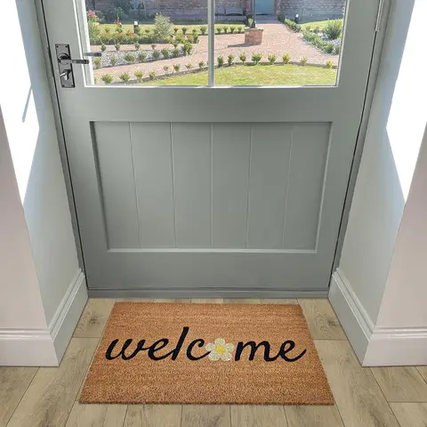Likewise Doormat Welcome Daisy Coir 40x70cm