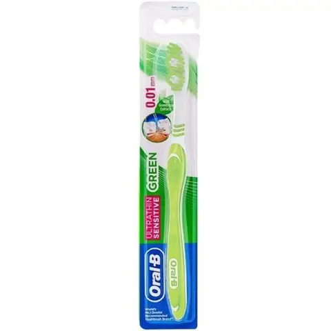 Oral-B ultra dünne Sensitiv-Zahnbürste, extra weich, grün