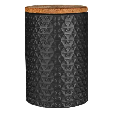 Geome Dolomite and Matt Black Tri Canister