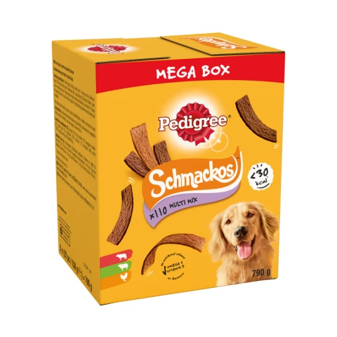 Pedigree Schmackos Adult Dog Treats Meaty Multi Mix 110 Sticks 790g