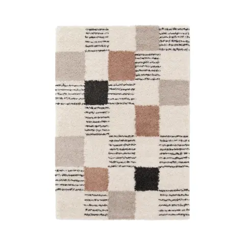 Homemaker Rug Nomad Blocks Rectangle Cream 120x170cm