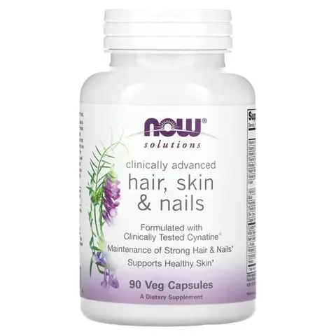 NOW Foods Hair Skin Nails Beauty Capsules - 90 Vegan Capsules
