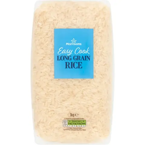 Morrisons Easy Cook Long Grain Rice 1Kg