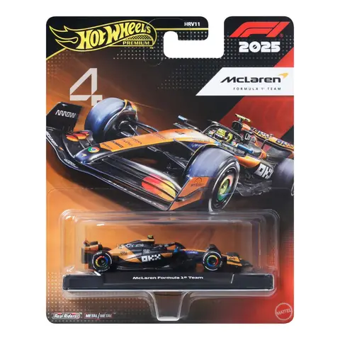 Hot Wheels Premium Formula 1: McLaren Formula 1 Team Lando Norris #4