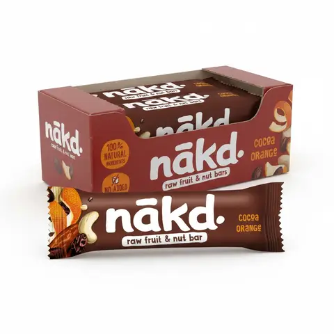 Nakd Cocoa Orange Bar 18 x 35g