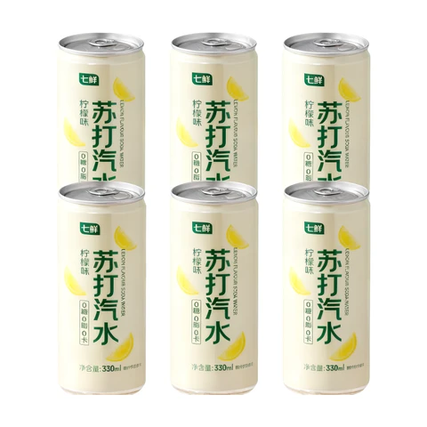 7FRESH Lemon flavored soda water drink 330ml*6