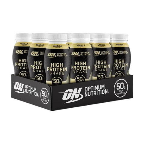 Optimum Nutrition proteïneshake vanille 500 ml (12 flessen)