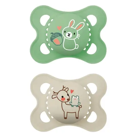 MAM Original 0-6m Soother 2pk (Assorted Colours)