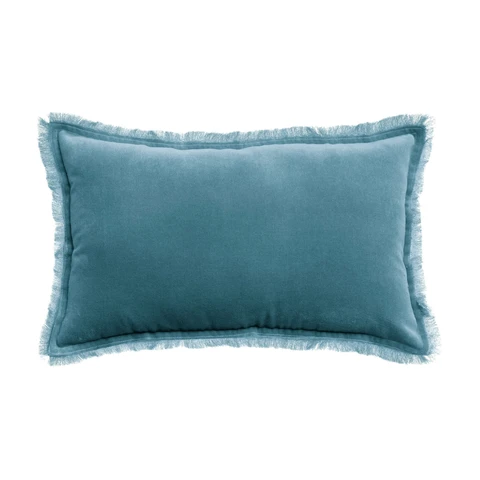 Coussin Uni Fara Acier 30 x 50