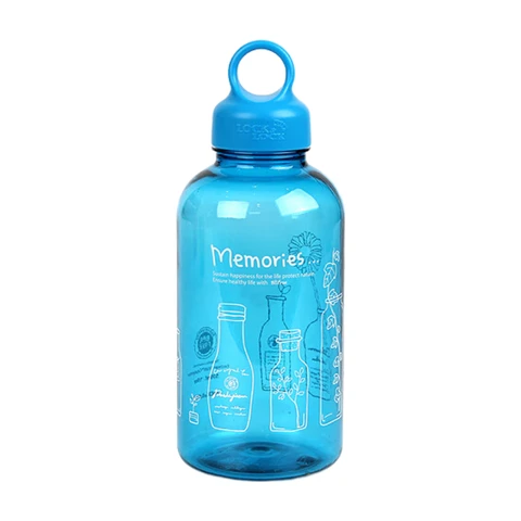 LocknLock Bisfree Aqua Loop Wasserflasche, 530 ml, hellblau