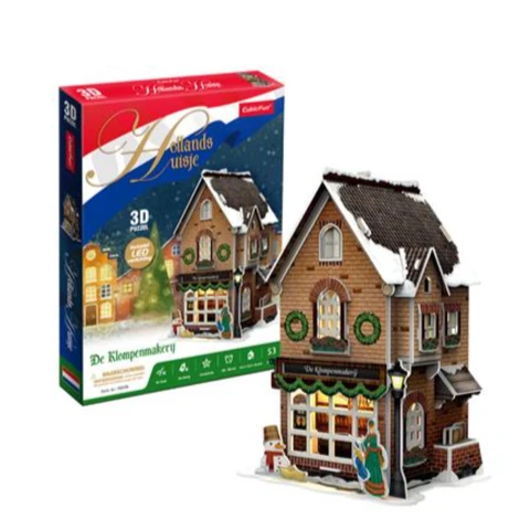 Cubic Fun 3d Puzzel Hollandse Klompenmakerij LED