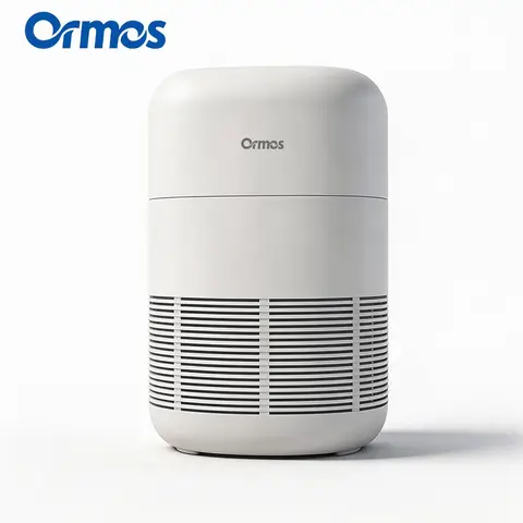 Ormos Air Purifier, CADR 150m³/h, H12 HEPA & Activated Carbon Filter, TVOC & PM2.5 Sensor, Quiet Sleep & Auto Mode, for Bedroom & Living Room