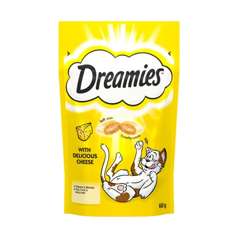 Dreamies Cat Treat Biscuits with Cheese 60g