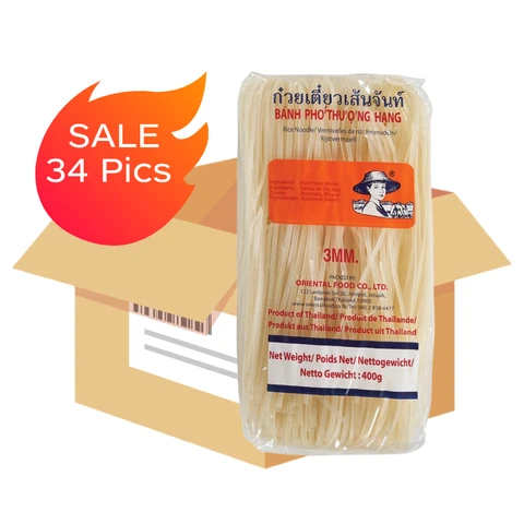 Farmer Brand Boer Rijststick noedels 3mm 34x400g 1doos