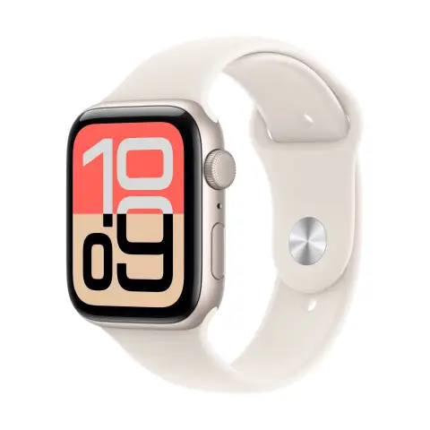 Apple Watch SE 3 GPS 40mm Starlight Aluminium Case with Starlight Sport Band - S/M