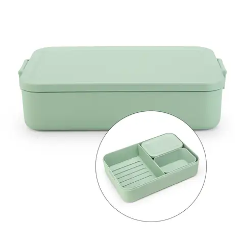 Brabantia Make & Take Lunch Box Bento, Large - Jade Green